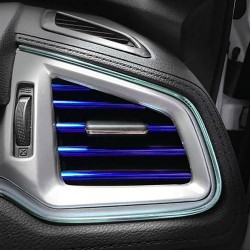 Декоративные накладки на дефлекторы в автомобиль синие